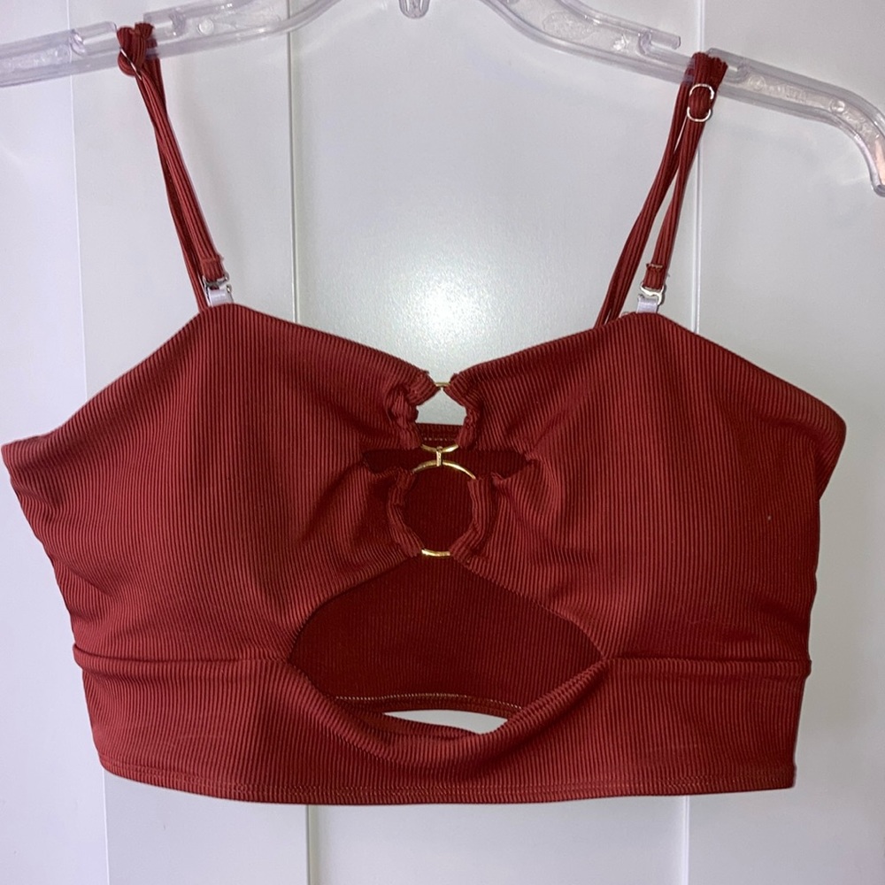 Cut out bikini top large